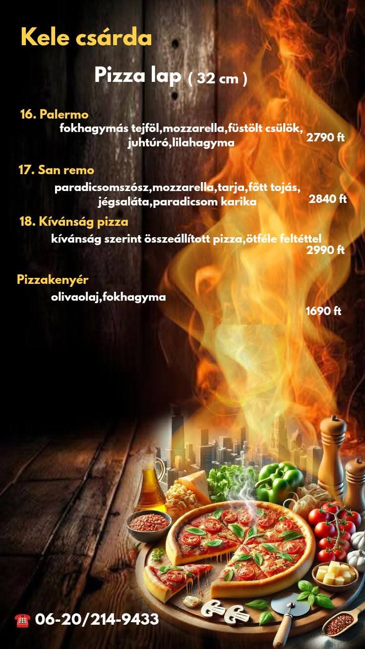 Pizza étlap 16-18