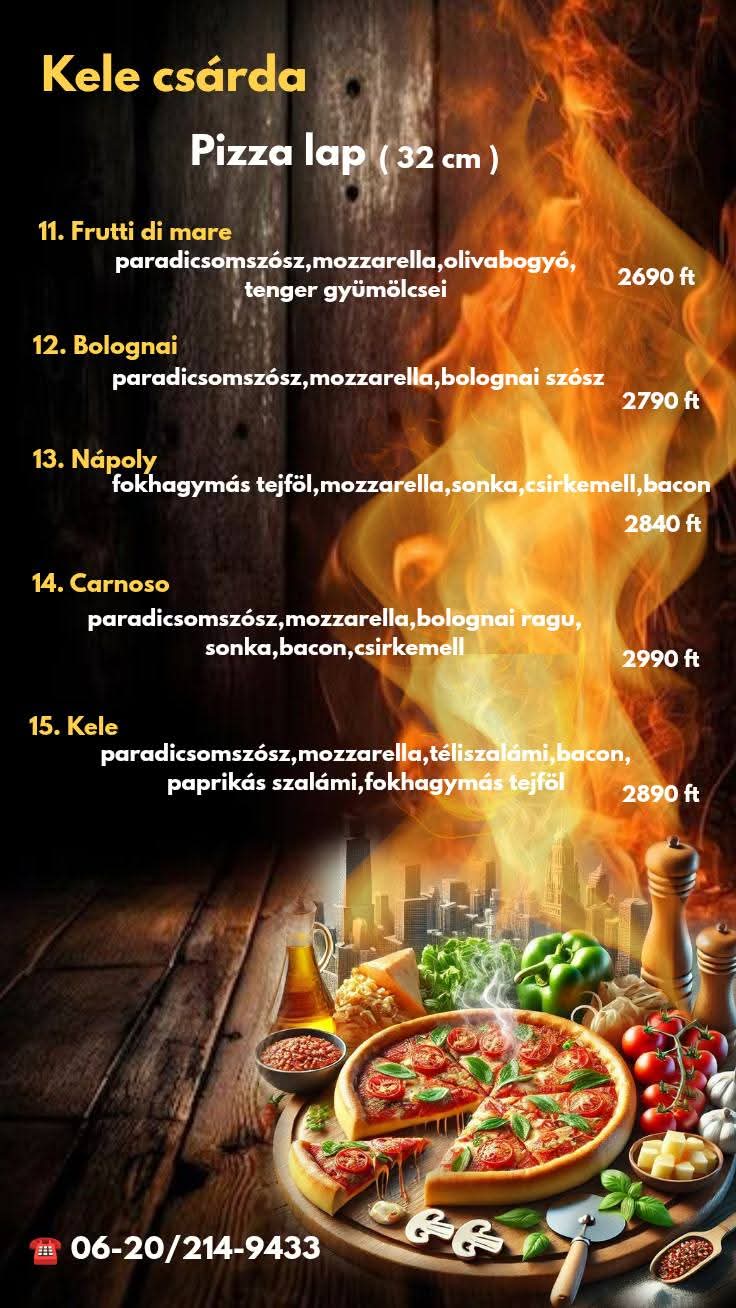 Pizza étlap 11-15