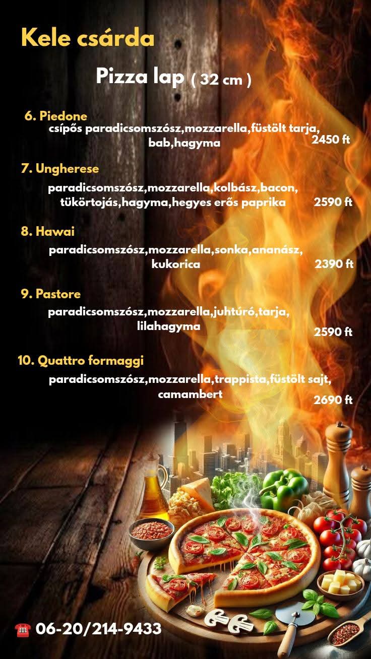 Pizza étlap 6-10