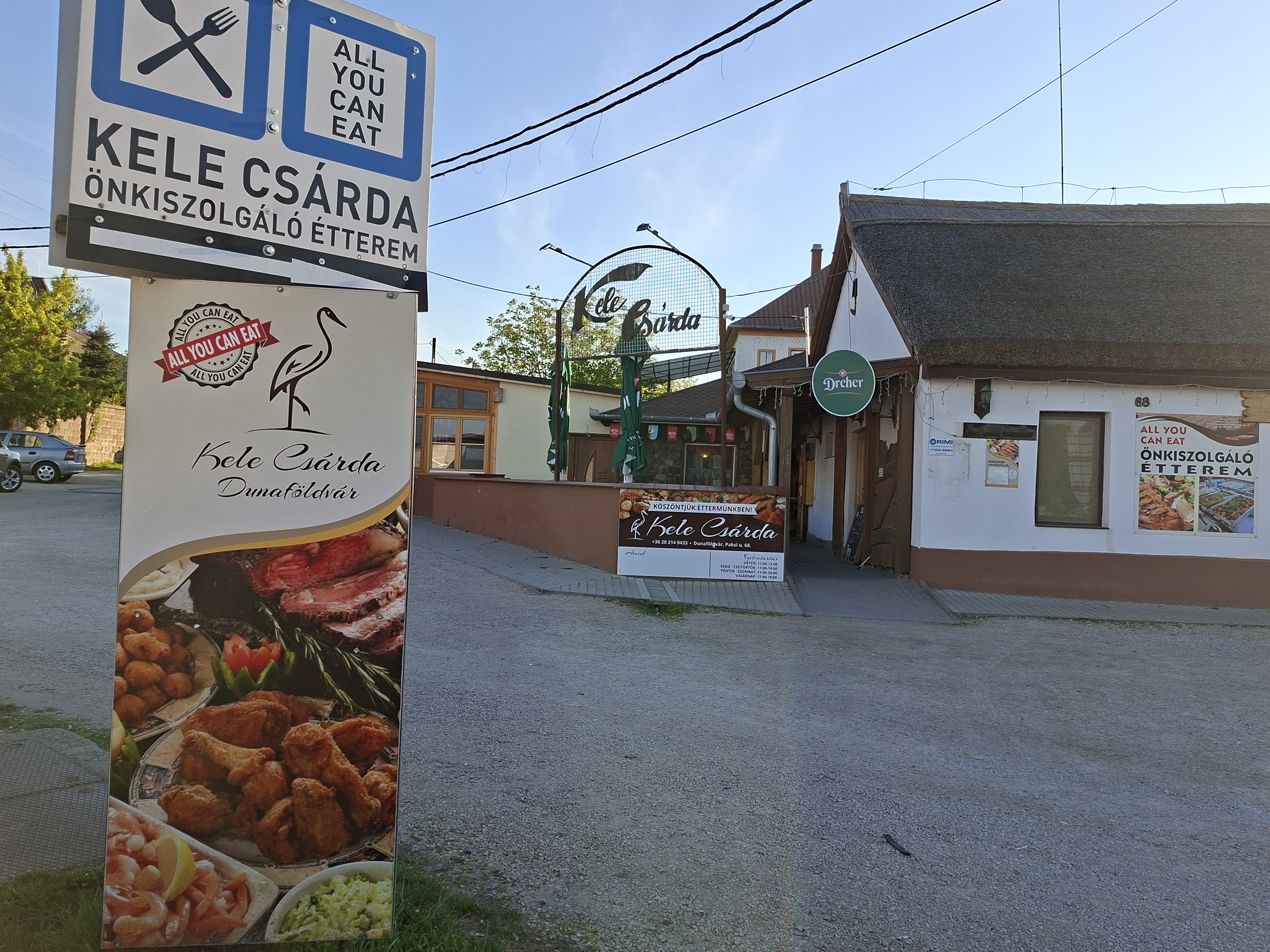 Kele Csárda terasz